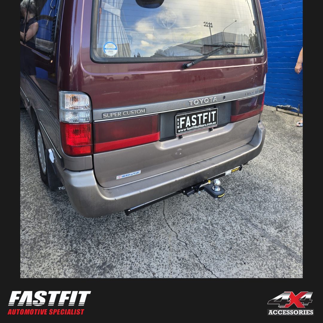 FASTFIT CUSTOM MADE TOWBAR TO SUIT TOYOTA HIACE IMPORT 1996