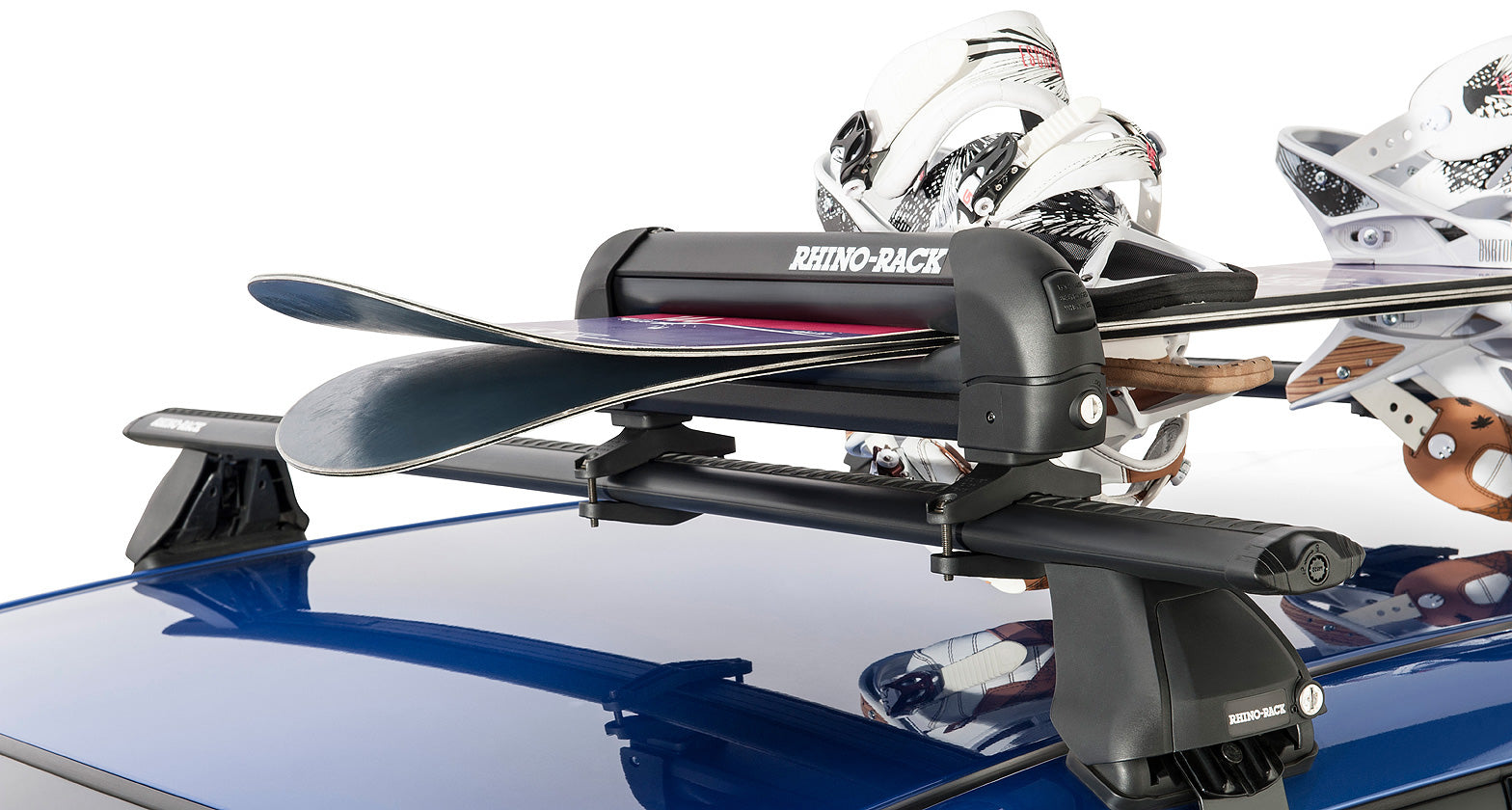 RHINO RACK SKI AND SNOWBOARD CARRIER - 3 SKIS OR 2 SNOWBOARDS