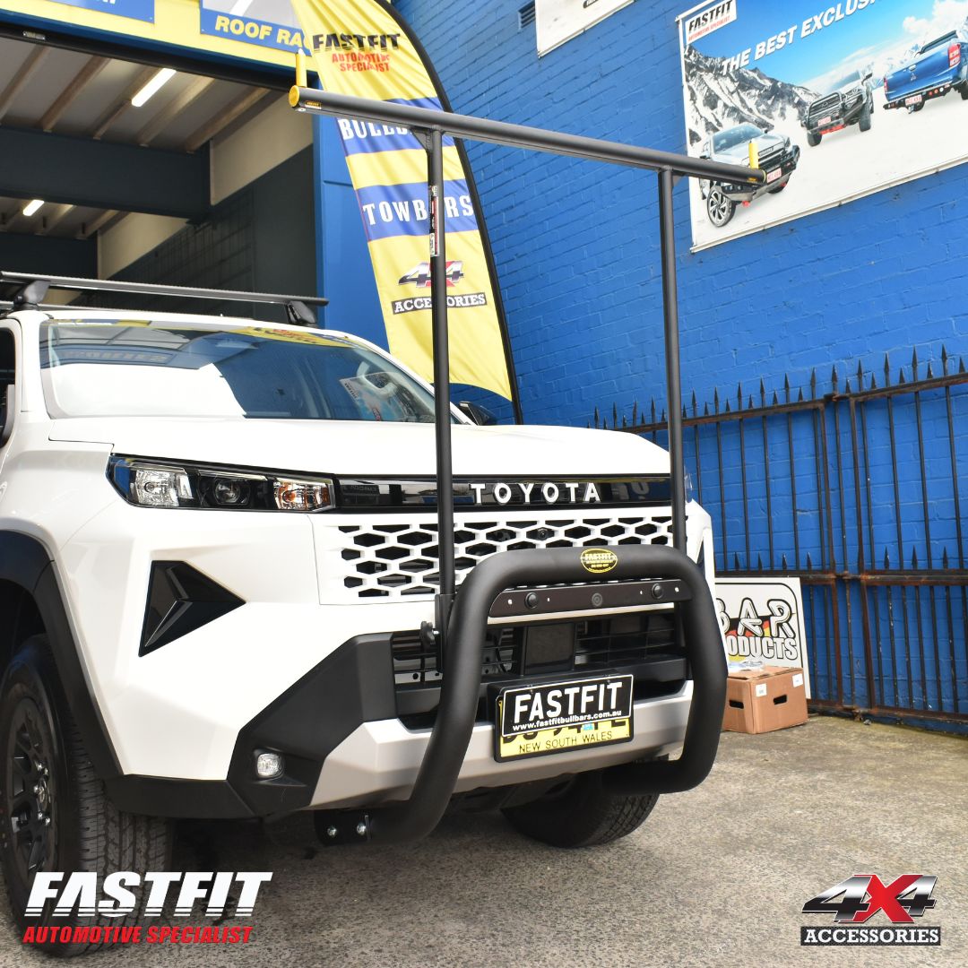 ALL BARS Nudge Bar (Black) & H-Rack to suit Toyota Hilux 2026