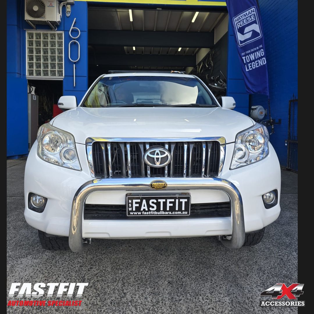 ECB NUDGE BAR TO SUIT TOYOTA PRADO 150 SERIES (NON-SENSOR/WITH SENSOR MODELS, ALTITUDE) 11/2009-10/2013