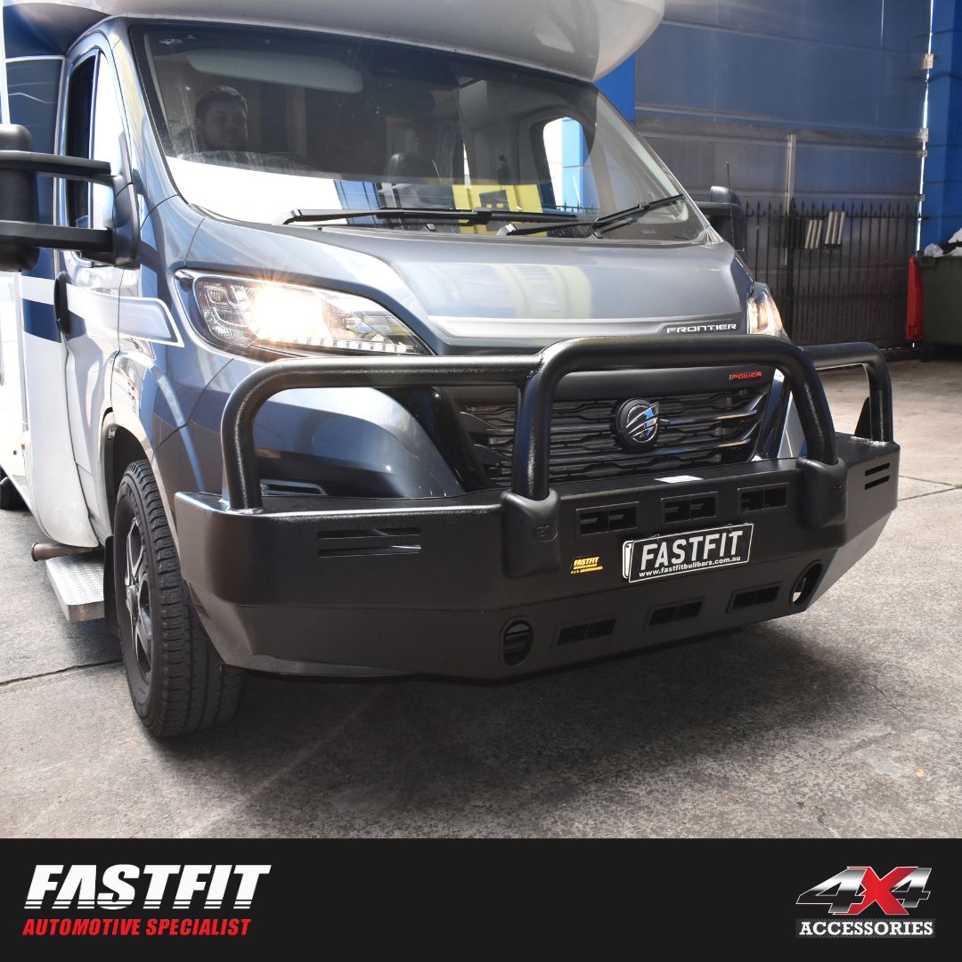 ECB Bull Bars (BLACK) (09/2014 to 04/2020) for FIAT DUCATO