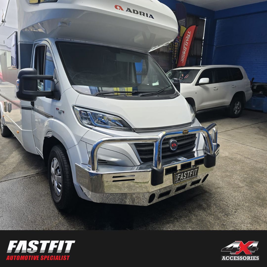 ECB Bull Bars (POLISHED FINISH) (09/2014 to 04/2020) for  FIAT DUCATO