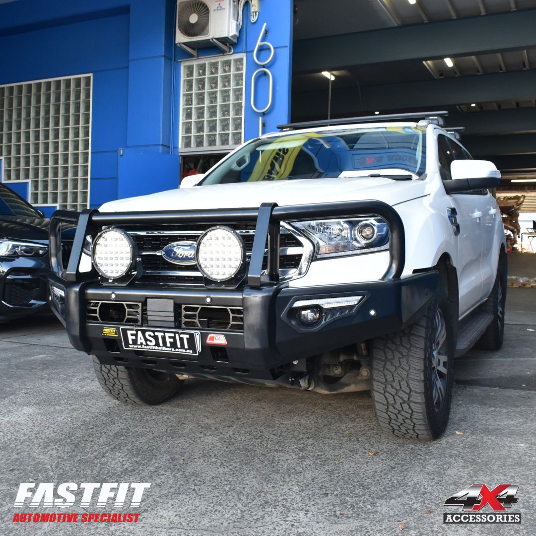 MCC 808-02 PHOENIX BAR A-FRAME BULLBAR TO SUIT FORD EVEREST WITH TECH-PACK & FRONT SENSORS 2019-2022