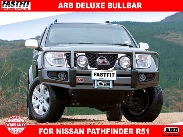 ARB DELUXE COMBINATION WINCH BULLBAR FOR NISSAN PATHFINDER R51 & NAVARA ...
