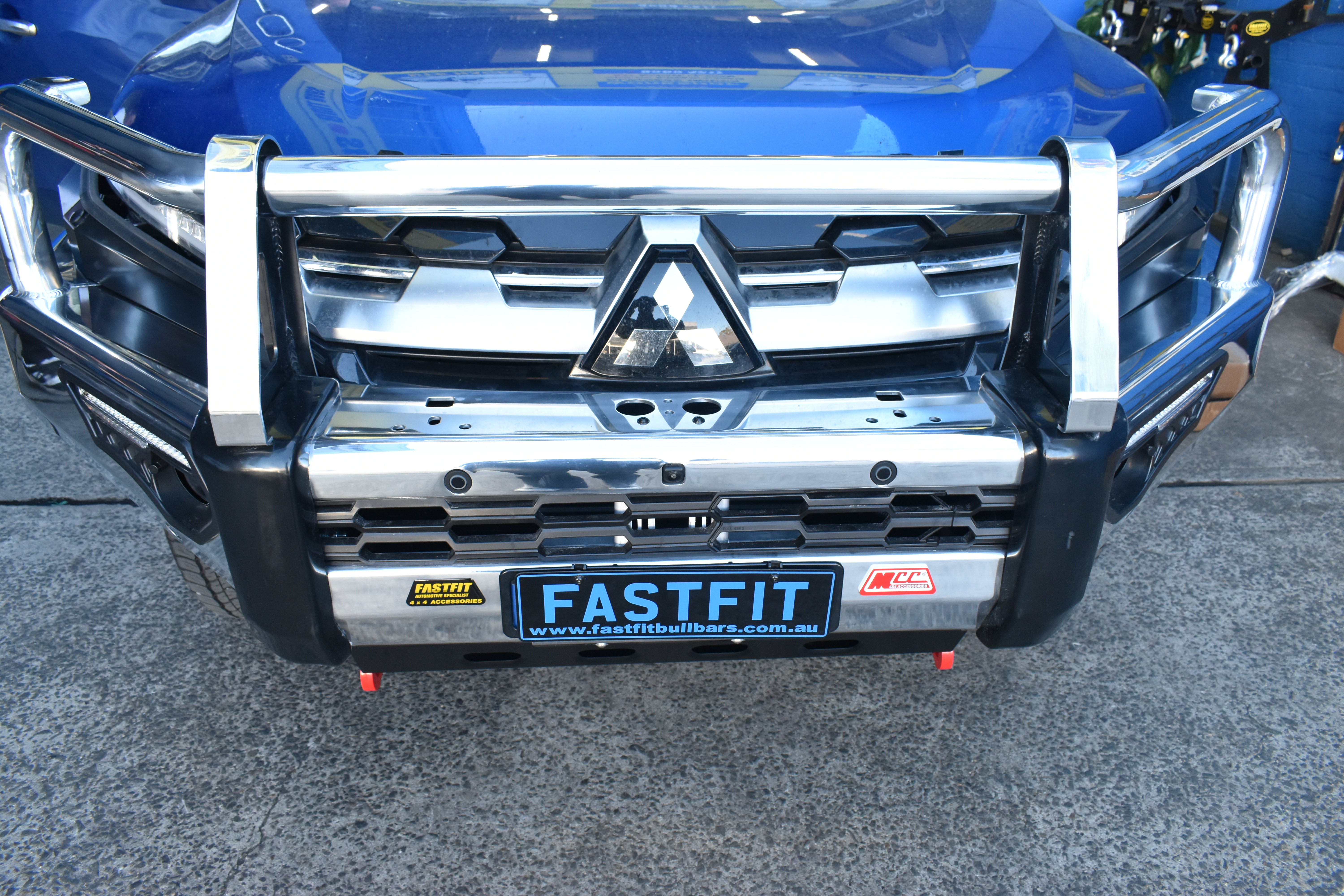 Pajero Sport QF QG 2020-On 808-02A Alloy Phoenix Bull Bar A-Frame Package