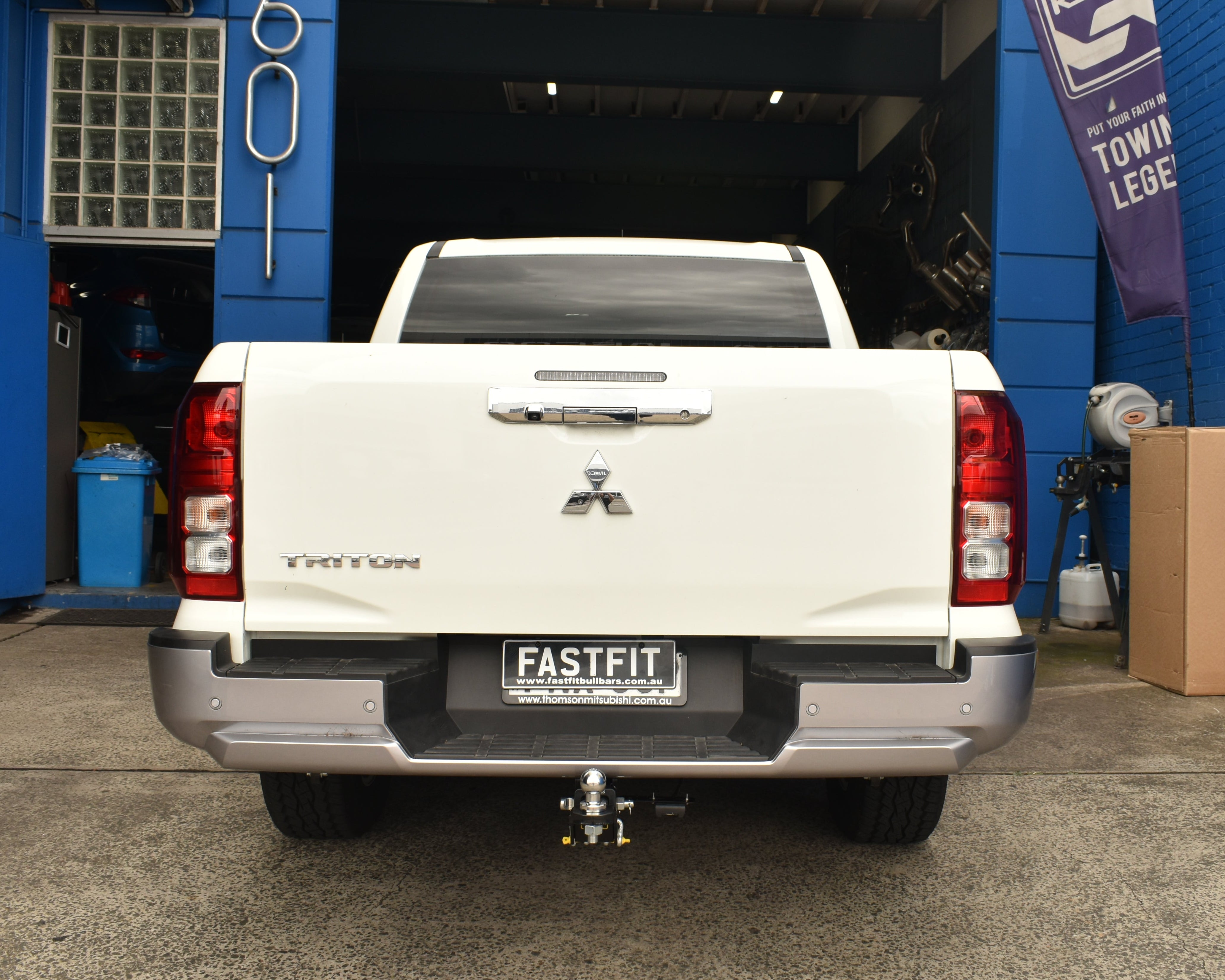 TRAILBOSS Heavy Duty Towbar for Mitsubishi MV Triton Tub Body With Bumper 03/2024 - On