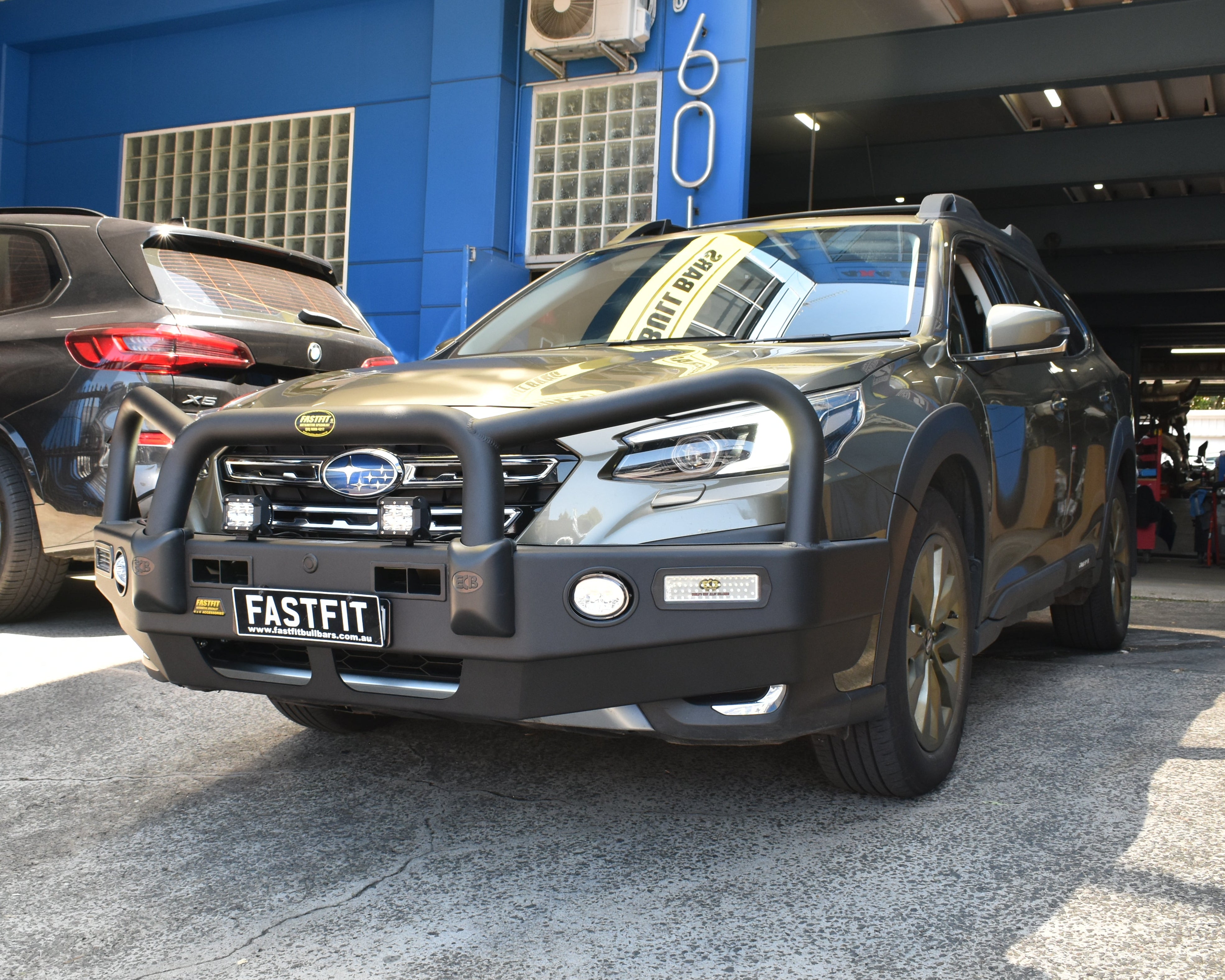 ECB BULLBAR (BLACK) TO SUIT SUBARU OUTBACK 12/2020-ON