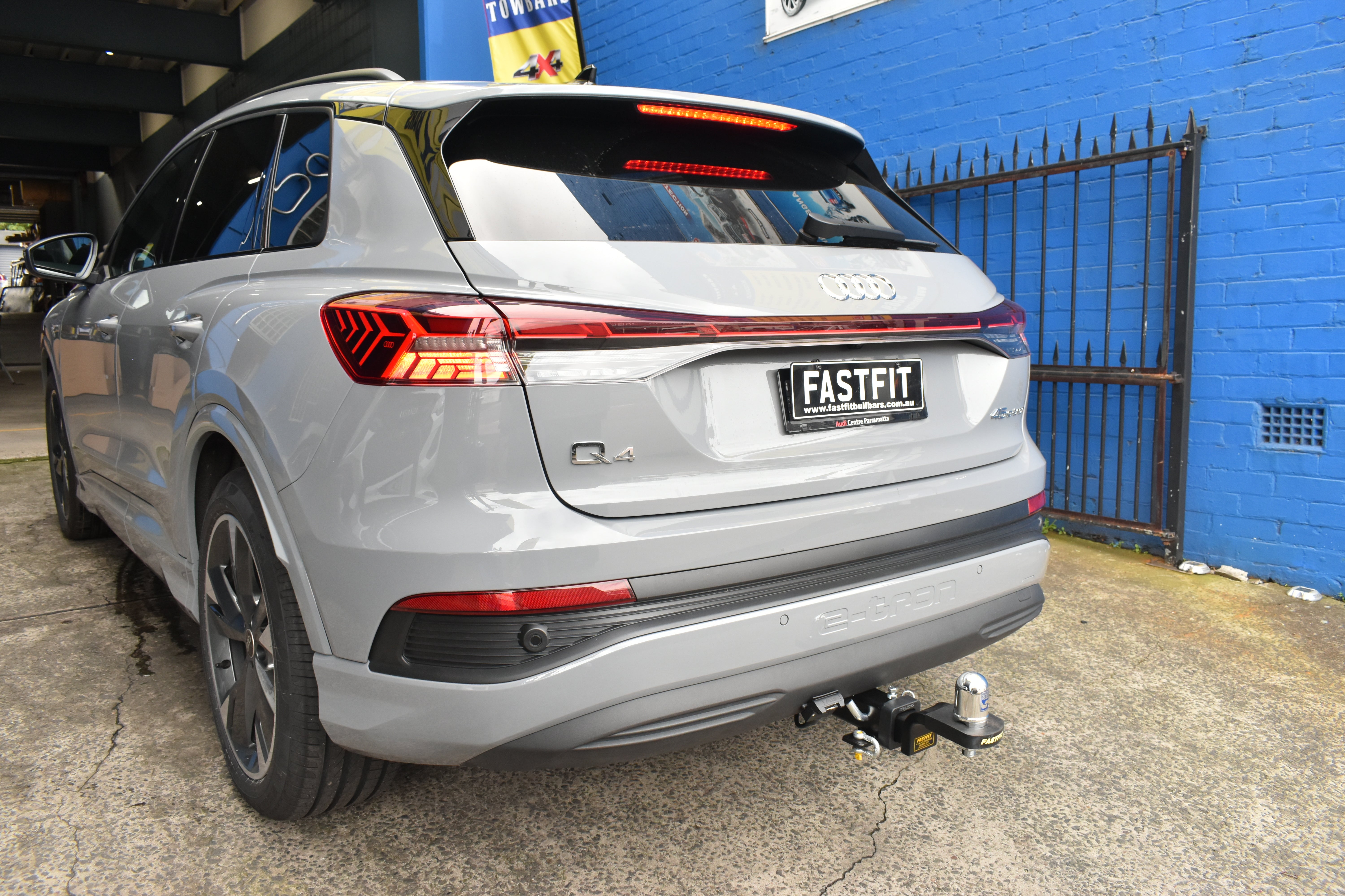 Fastfit Heavy duty towbar to suit on Audi Q4 E-tron 2026-ON (This towbar is custom made to be fitted at workshop only price listed is supplied, fitted and wired)