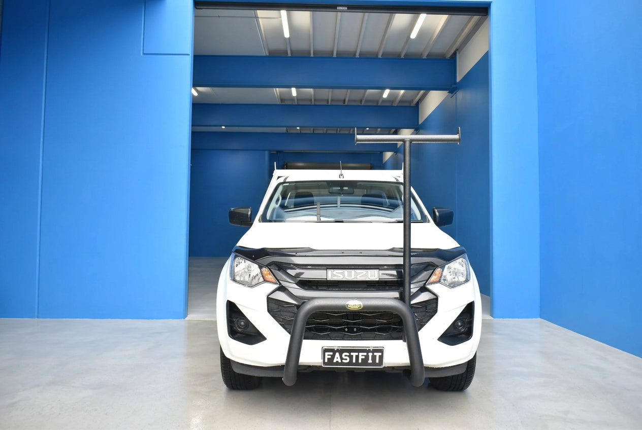 ALL BARS NUDGE BAR WITH SINGLE T-RACK TO SUIT ISUZU DMAX X-TERRAIN 07/2024-ON (FRONT RADAR)