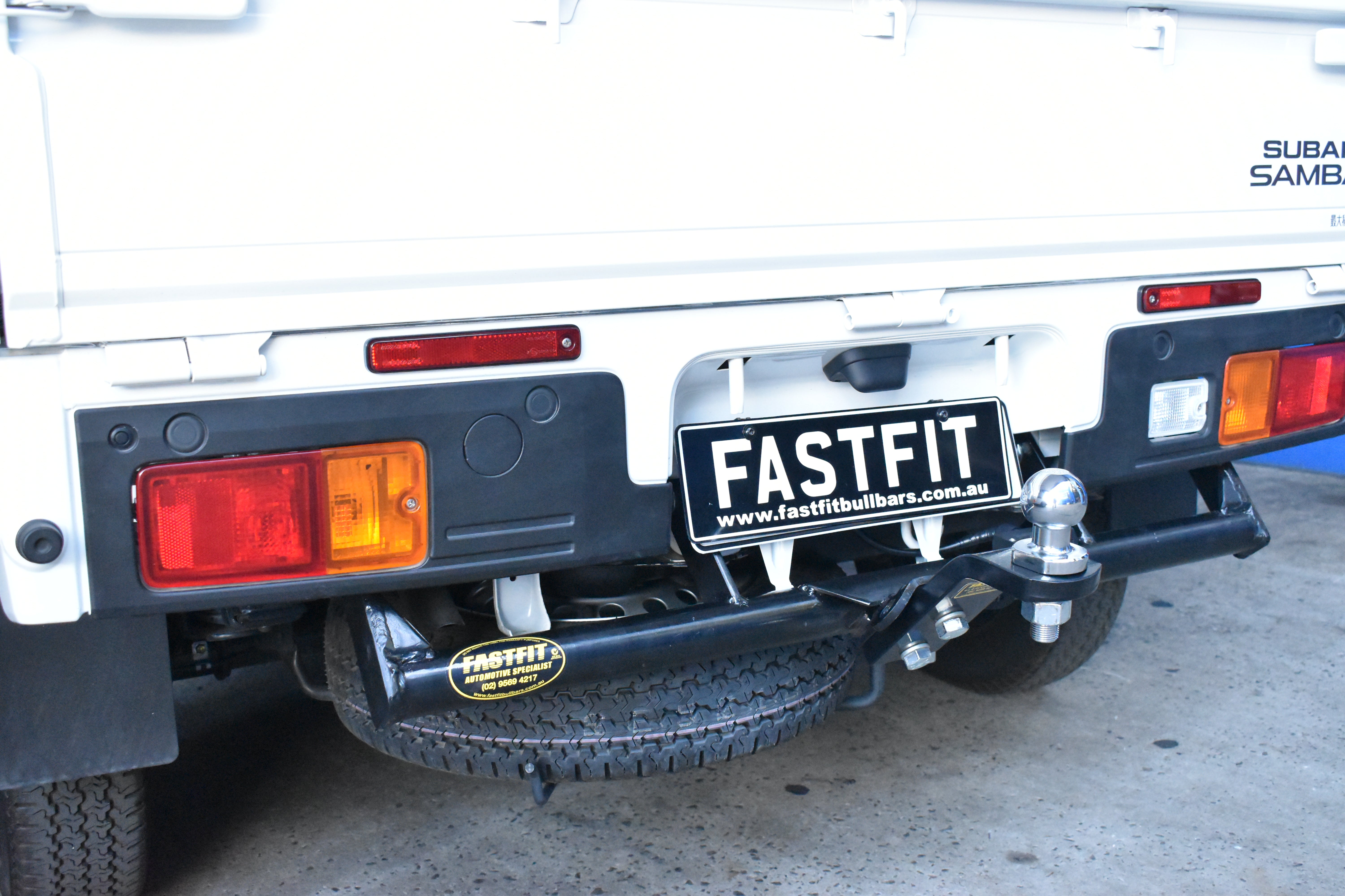 Fastfit Heavy duty towbar to suit on Subaru Sambar (Custom fitting only at our workshop contact for quote)