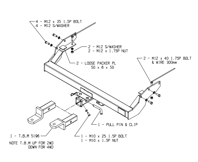 FORD COURIER TRAILBOSS-QTMA430F