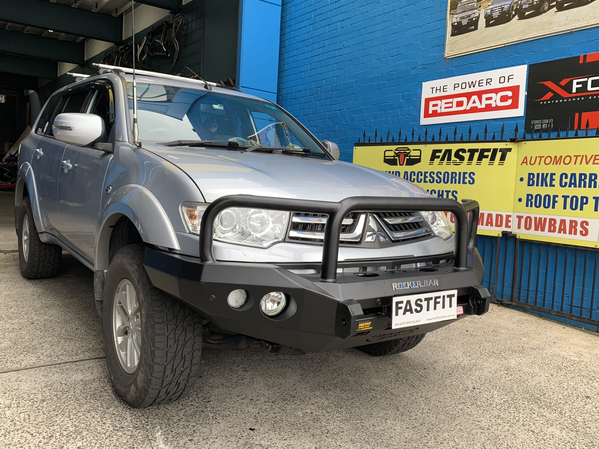 MCC 078-02 Triple Loop Rocker Bull Bars to suit Mitsubishi Challenger PB-PC 2006-2015