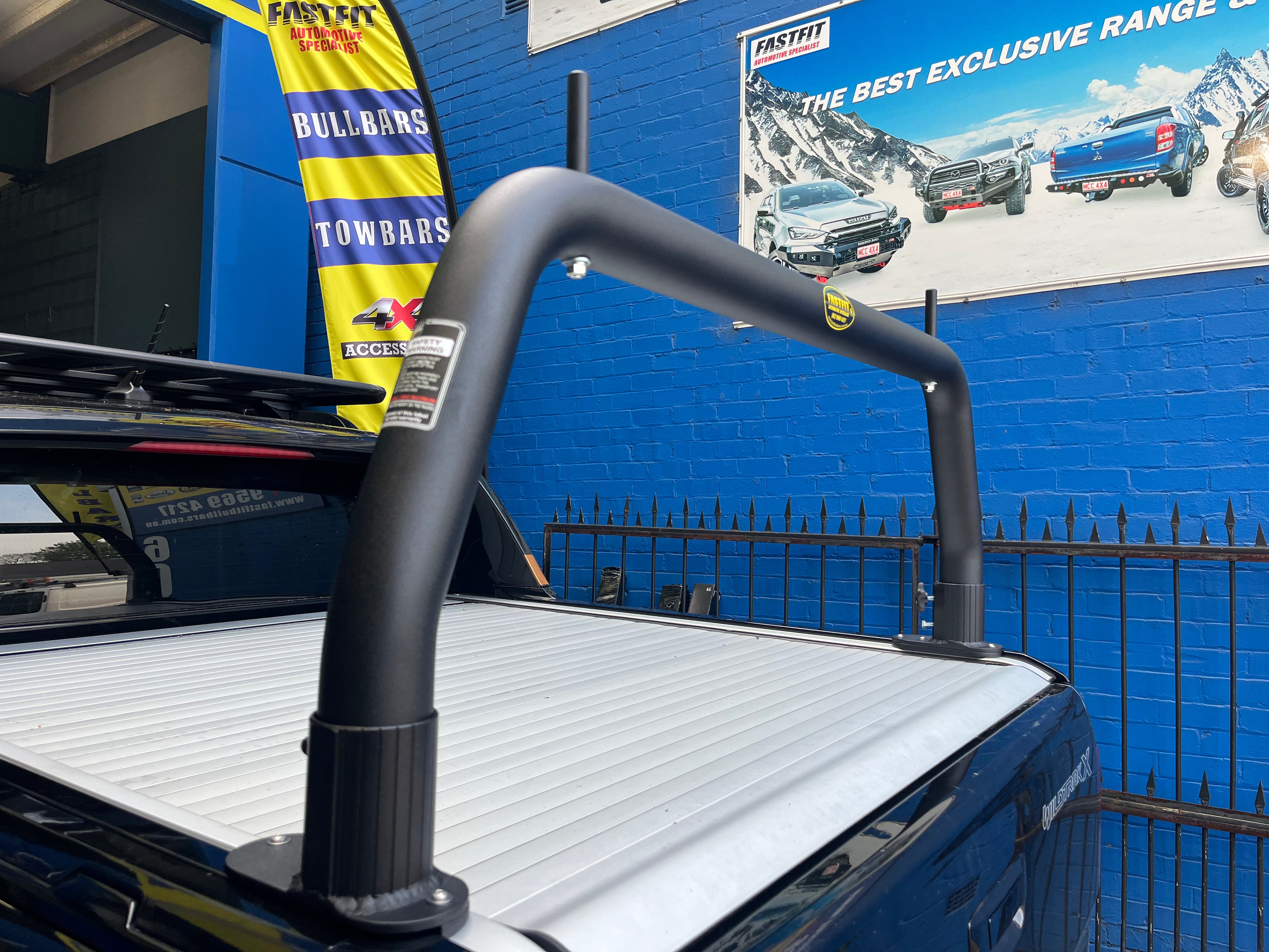 ALL BARS & RACKS Rear Ladder Rack (Black) for Ford Ranger 2022-On Next Gen
