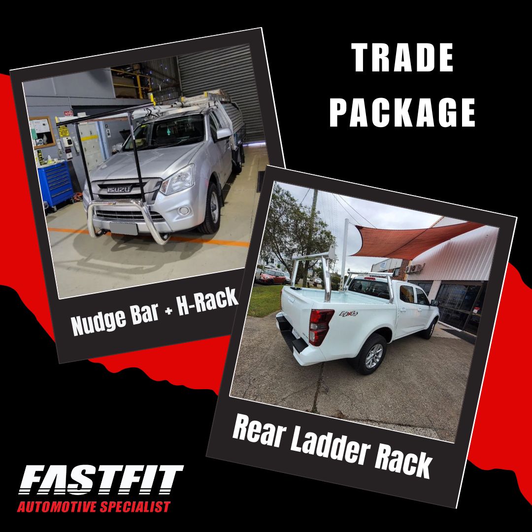 TRADE PACKAGE (ALLOY REAR LADDER RACK) TO SUIT ISUZU DMAX 2012-2016