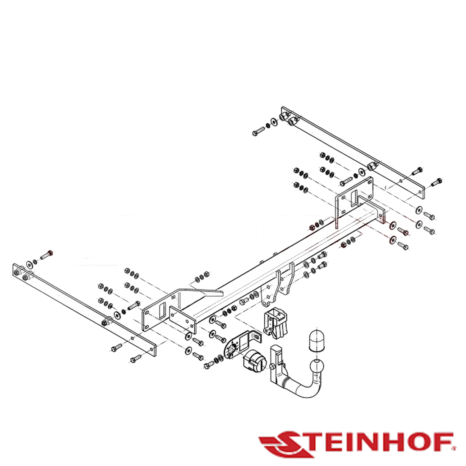 European Towbar for Mercedes-Benz E Class S212 Wagon 01/2003 - 03/2009