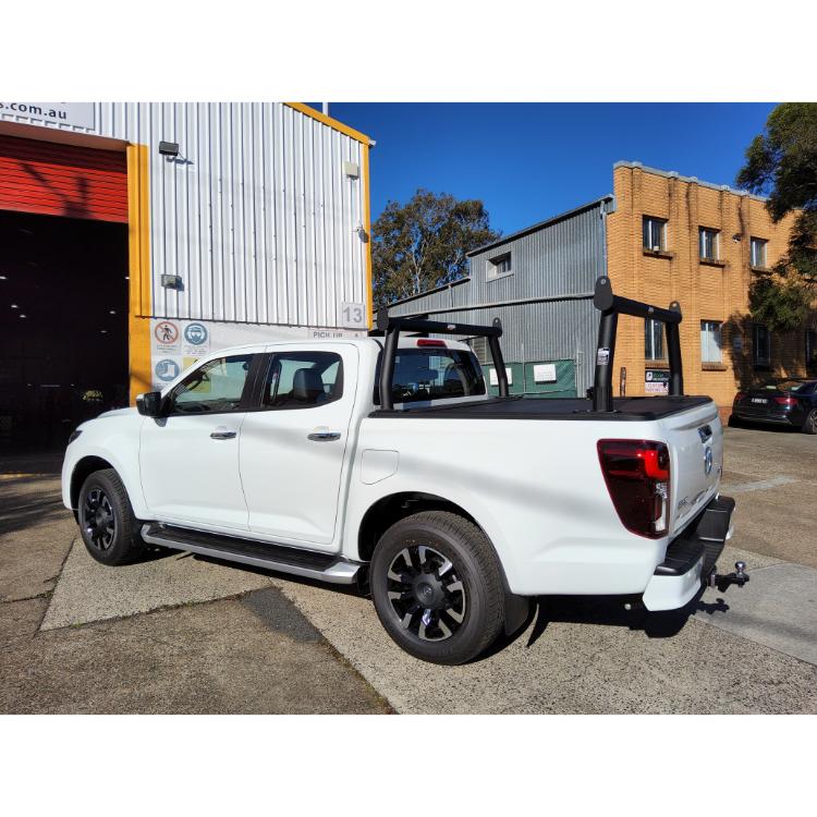 ALL BARS REAR LADDER RACK ONLY (BLACK) TO SUIT MAZDA BT50 2018-2022