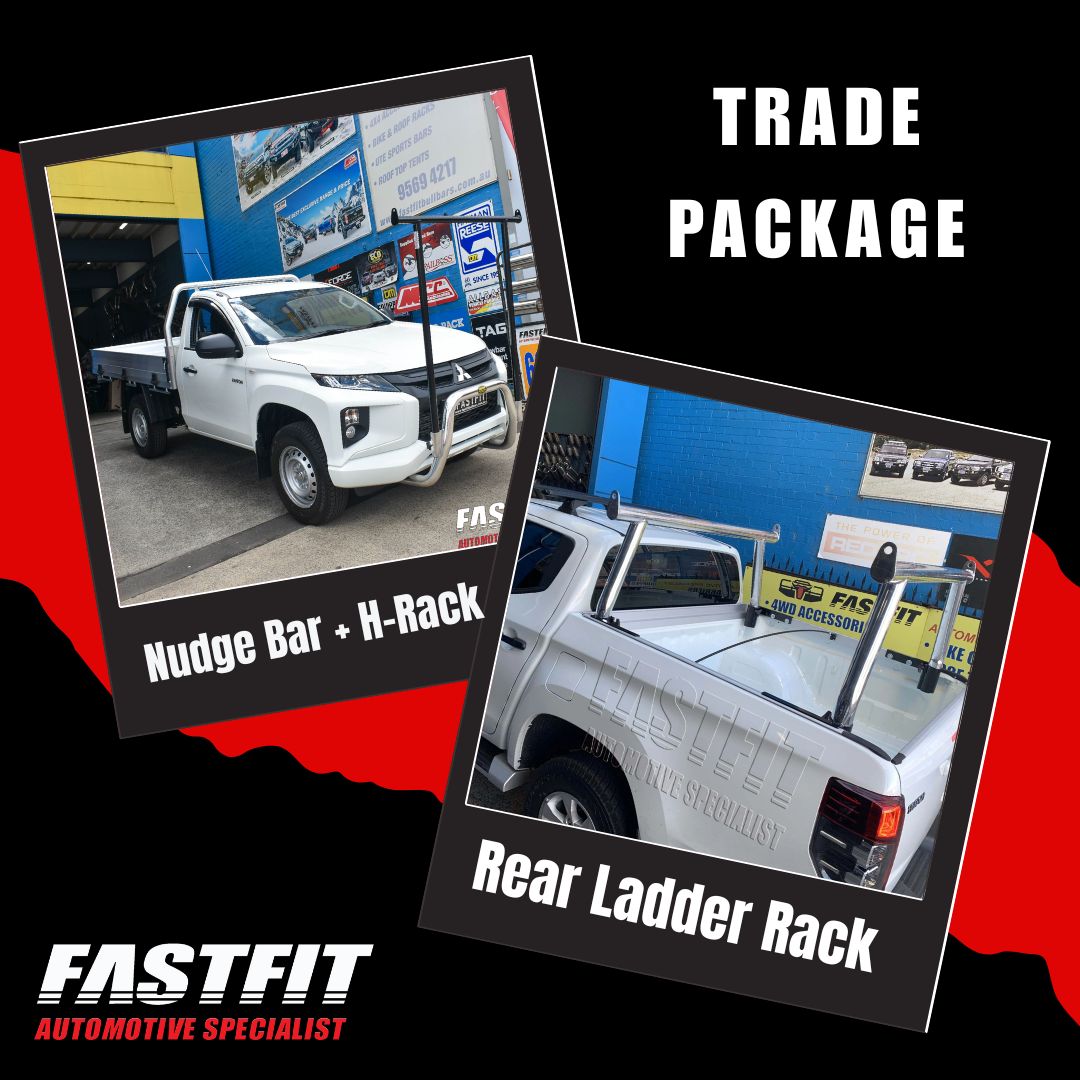 TRADE PACKAGE (ALLOY REAR LADDER RACK) TO SUIT MITSUBISH TIRTON MR