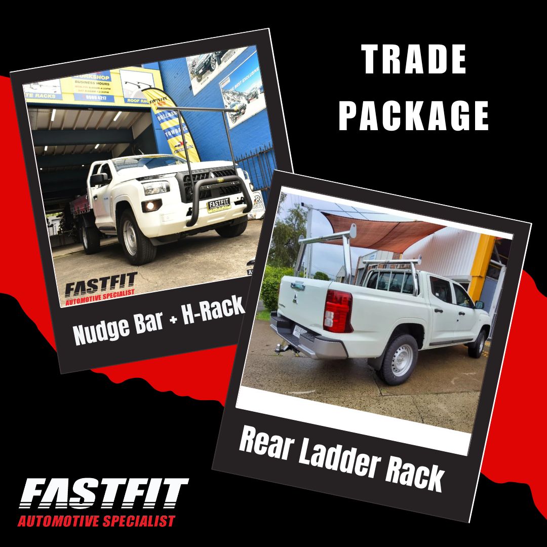 TRADE PACKAGE (ALLOY REAR LADDER RACK) TO SUIT MITSUBISHI TRITON MV