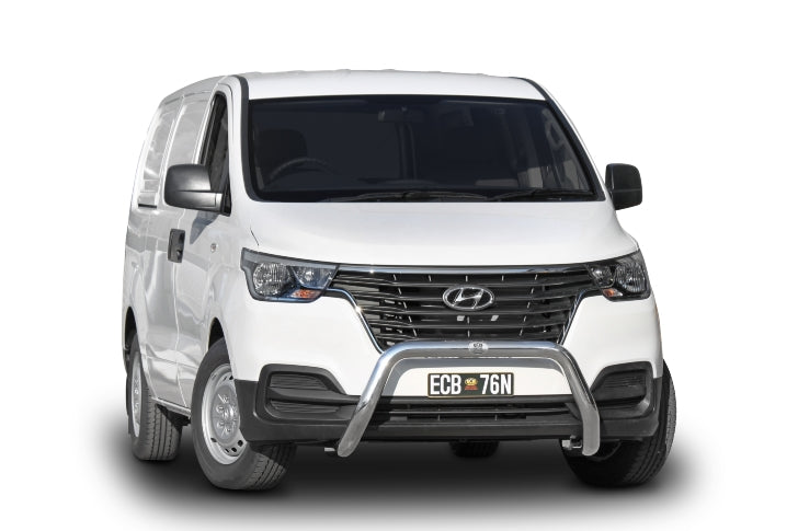 ECB NUDGE BAR (POLISHED ALLOY) TO SUIT HYUNDAI ILOAD/IMAX 03/2018-09/2021