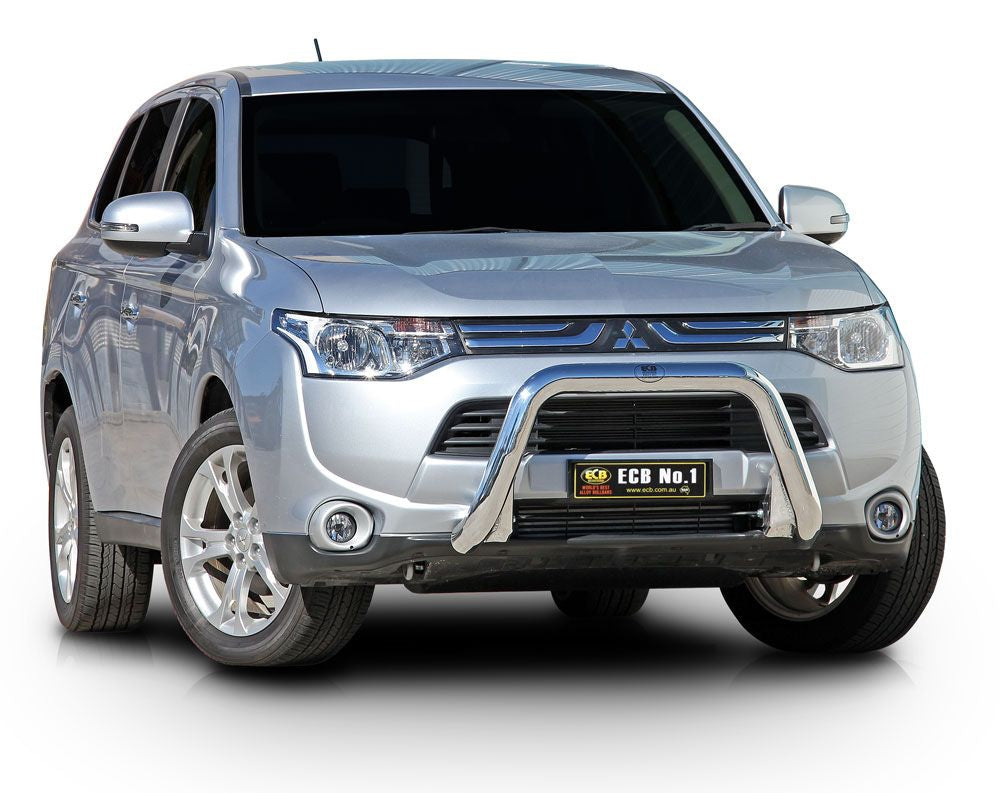 ECB NUDGE BAR (BLACK) TO SUIT MITSUBISHI OUTLANDER (ZJ) 11/2012-12/2013