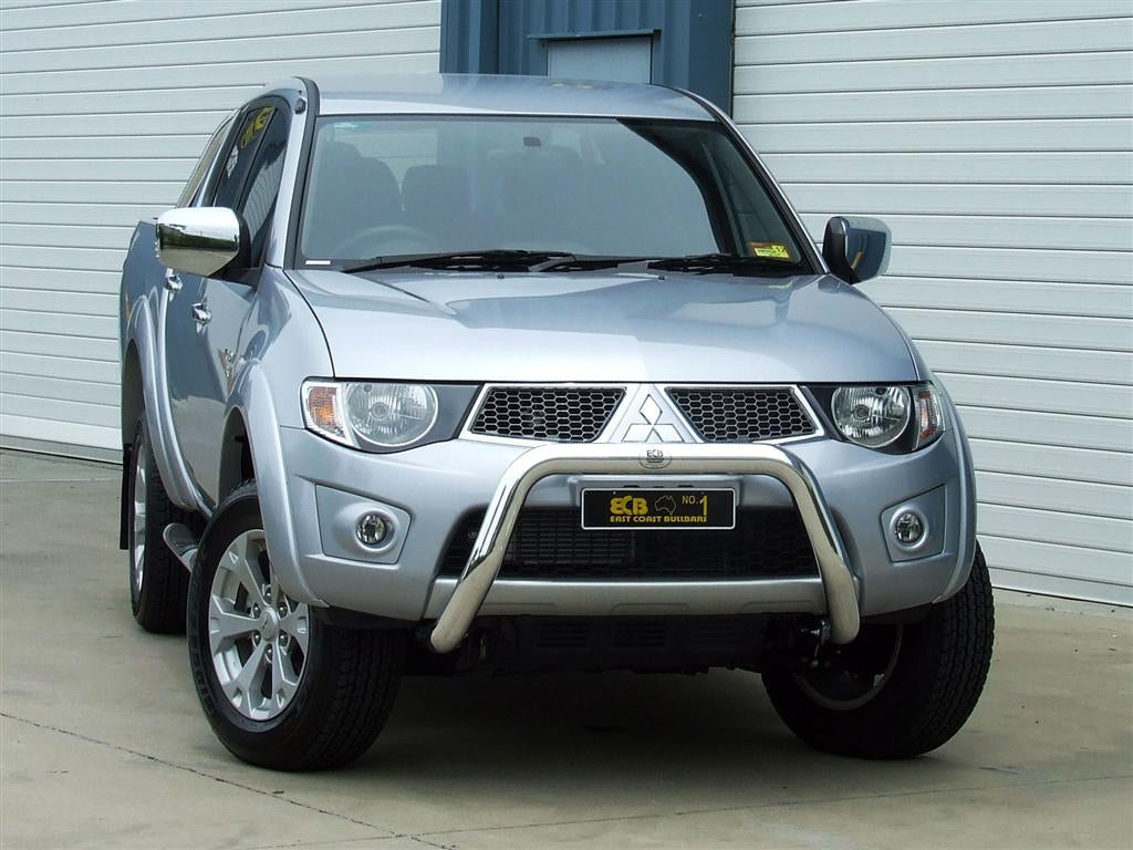 ECB NUDGE BAR (BLACK) TO SUIT MITSUBISHI TRITON ML (GL, GLX) & MN 07/2006-12/2014