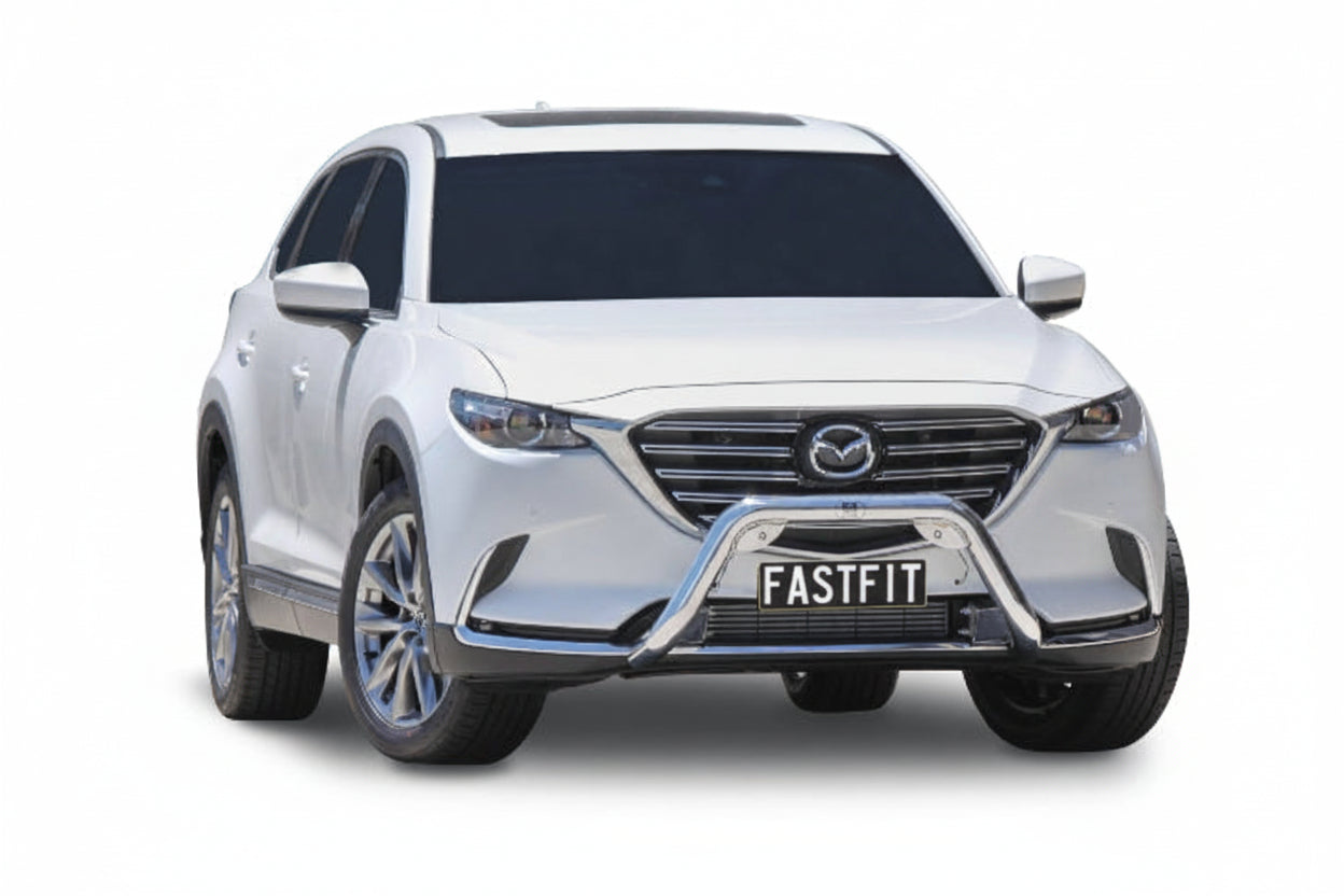 ECB NUDGE BAR (BLACK) TO SUIT MAZDA CX-9 07/2017 to 07/2018