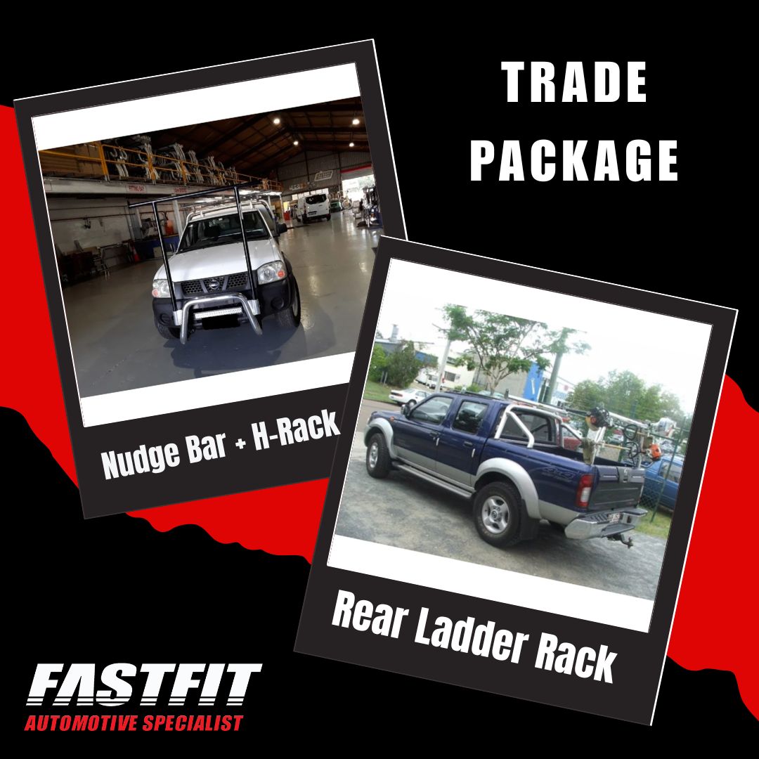 TRADE PACKAGE (ALLOY REAR LADDER RACK) TO SUIT NISSAN NAVARA D22