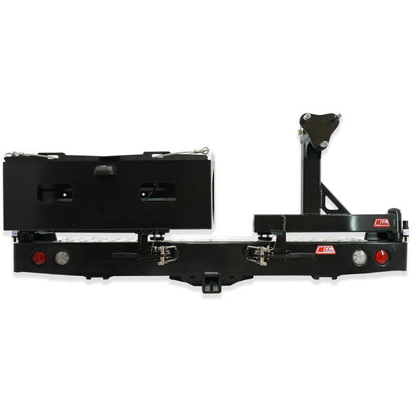 MCC 022-02 Rear Wheel Carrier Double Jerry Can Holder Package to suit ...