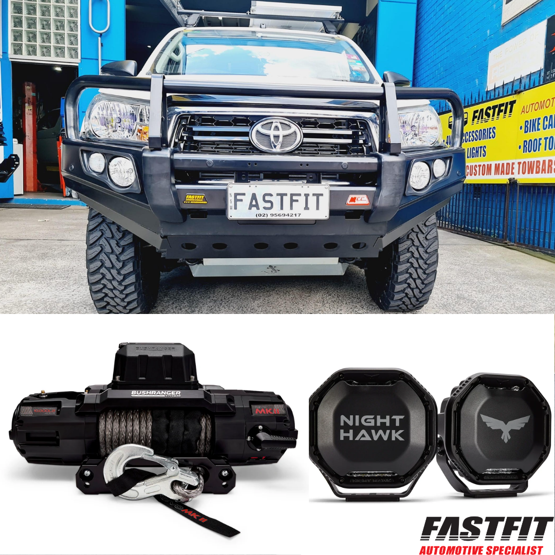 BULLBAR OFF ROAD PACKAGE TO SUIT ON TOYOTA HILUX 2016-2020