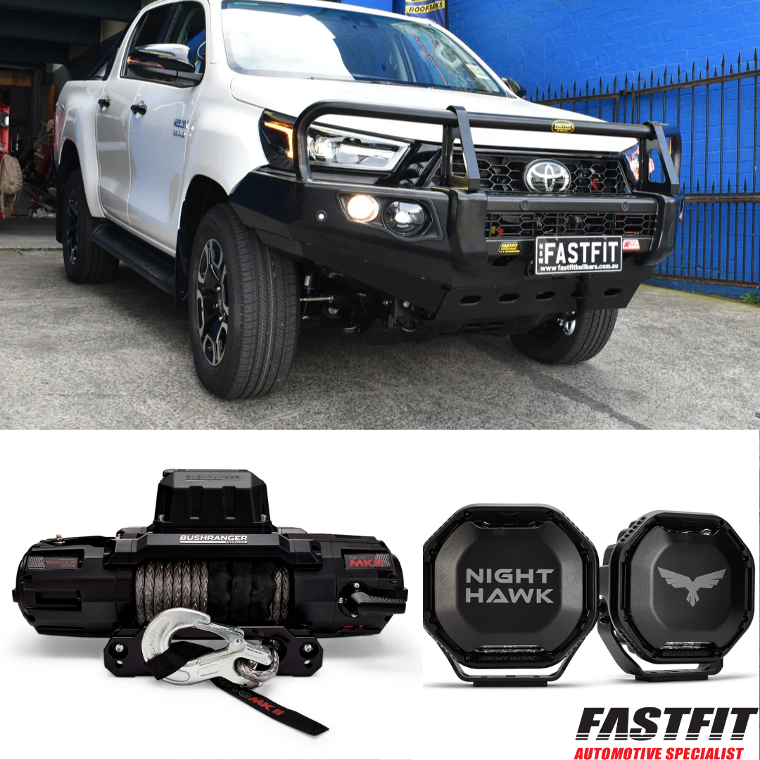 BULLBAR OFF ROAD PACKAGE TO SUIT ON TOYOTA HILUX 2020-ON
