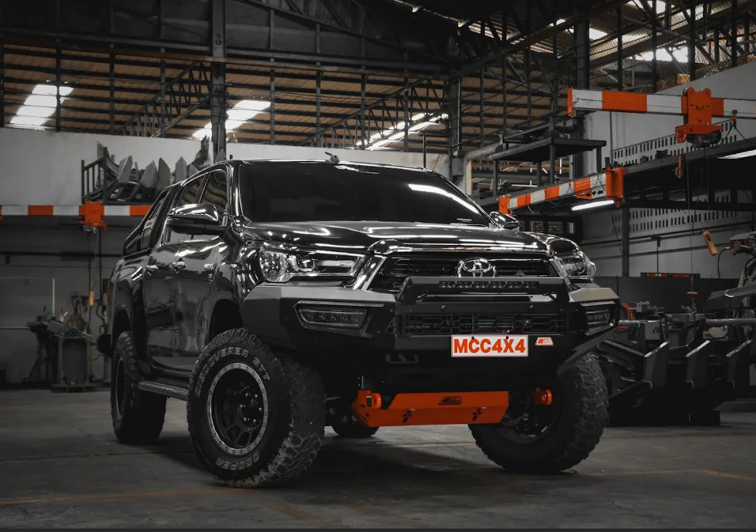 MCC 909-01 ALLOY PEGASUS Bull Bars BUMPER REPLACEMENT PACKAGE  TO SUIT TOYOTA HILUX 2016-2021