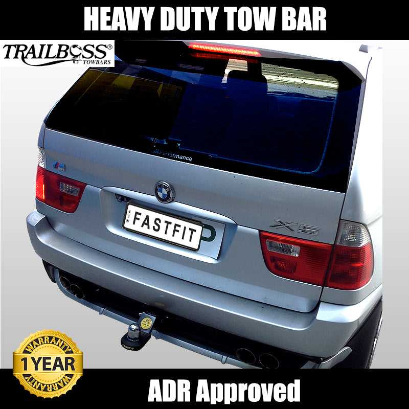 TrailBoss Heavy Duty Tow Bar To Suit BMW X5 SERIES E53 4X4 Wagon - 04/2001-04/2007