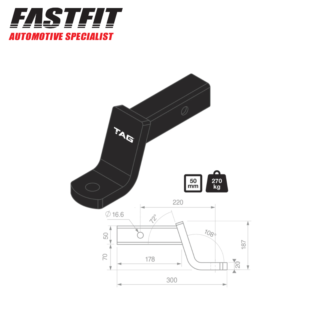 Short Shank Extra Heavy Duty Adjustable Ballmount Rated To 4000kg 12 Stages (3)