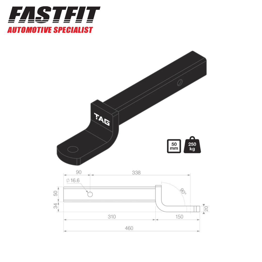 Short Shank Extra Heavy Duty Adjustable Ballmount Rated To 4000kg 12 Stages (3)