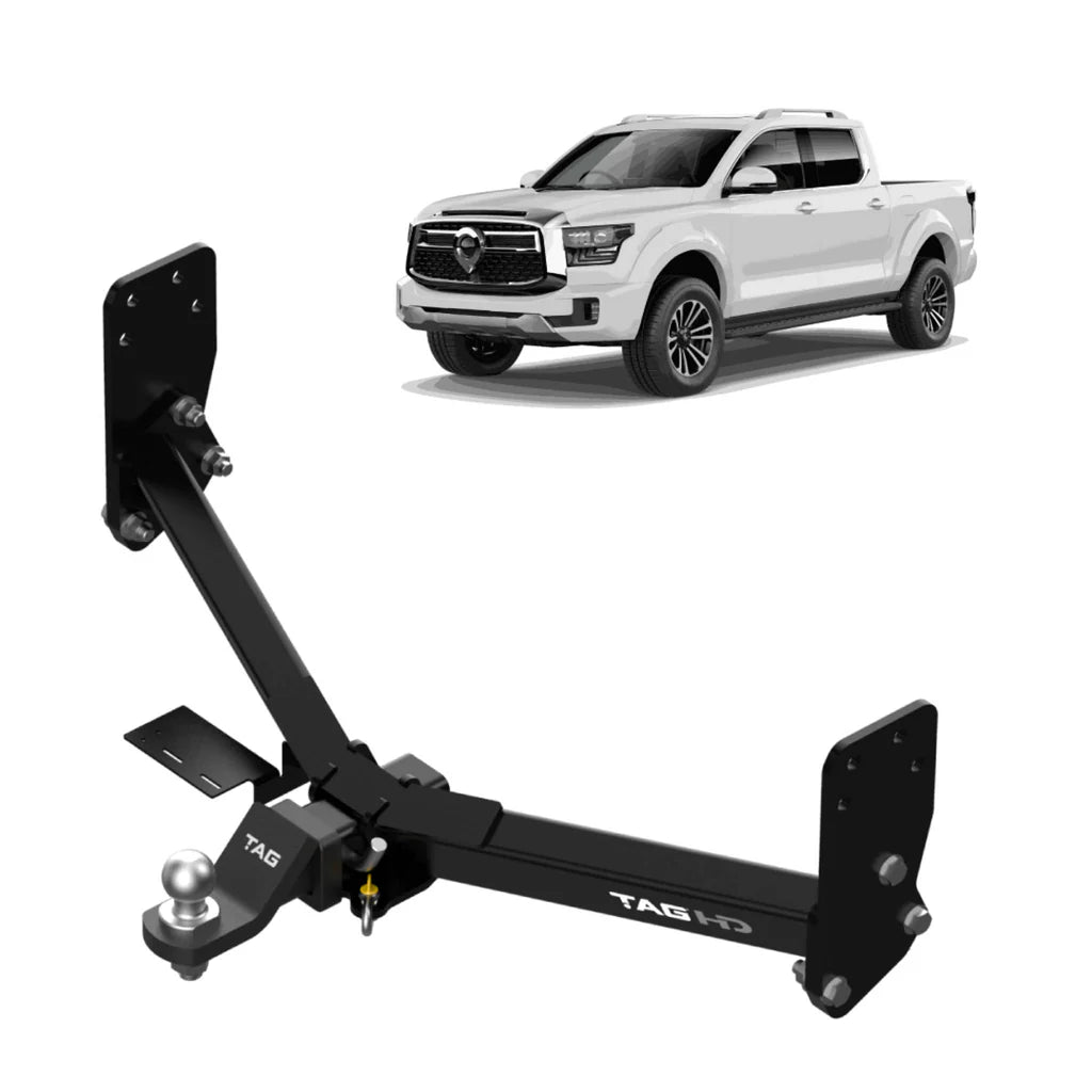 TAG HEAVY DUTY TOWBAR TO SUIT GWM Cannon Alpha Styleside Ute 04/2024 - ON