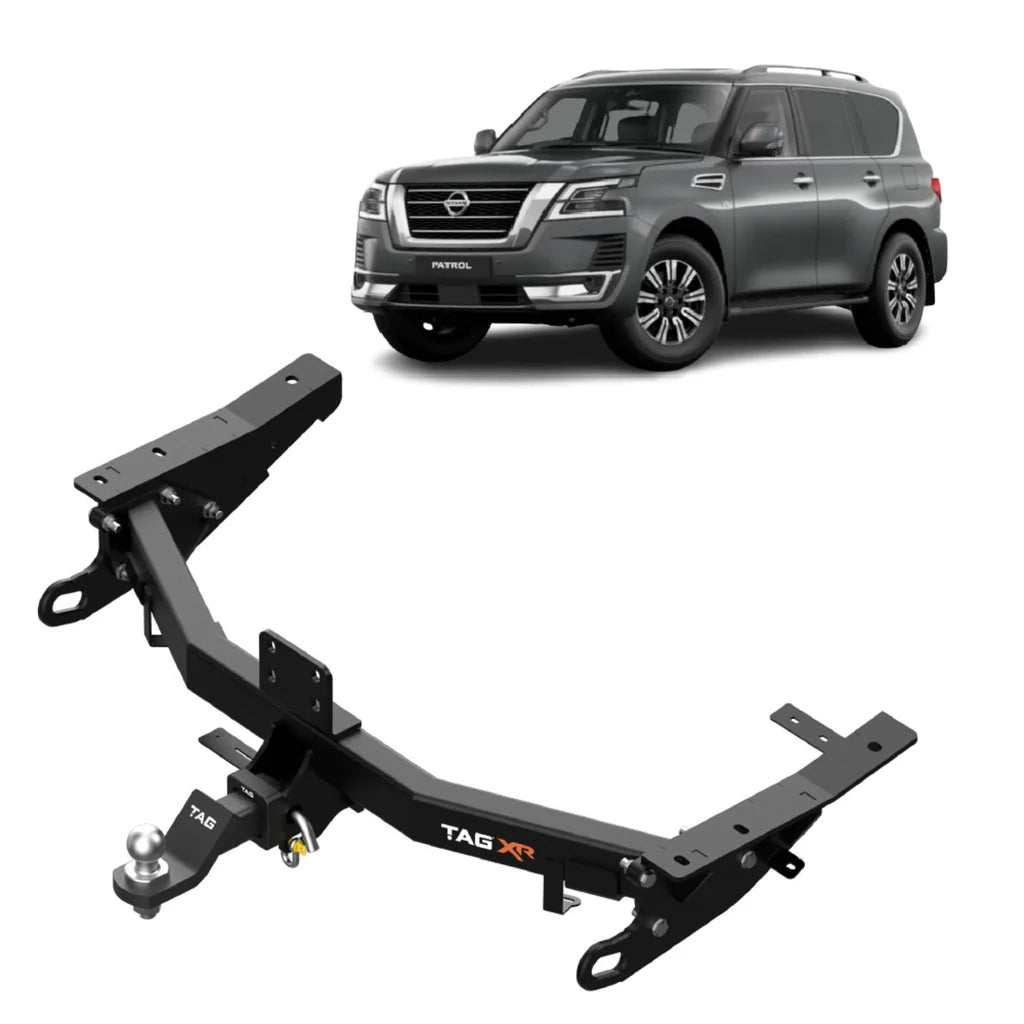 TAG Extreme Recovery Towbar & Direct Fit Wiring Harness For Nissan Y62 Patrol Series 1-5 (12/2012 - on)  TXR852-K201