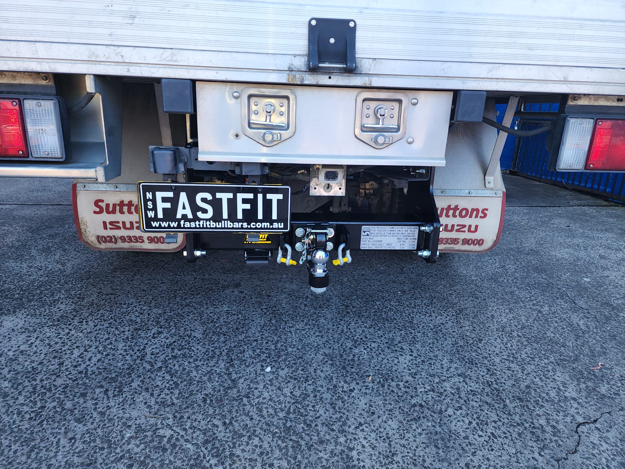 Truck Towbar (Class 5) to suit Isuzu NLR Tipper (1/2018 on)