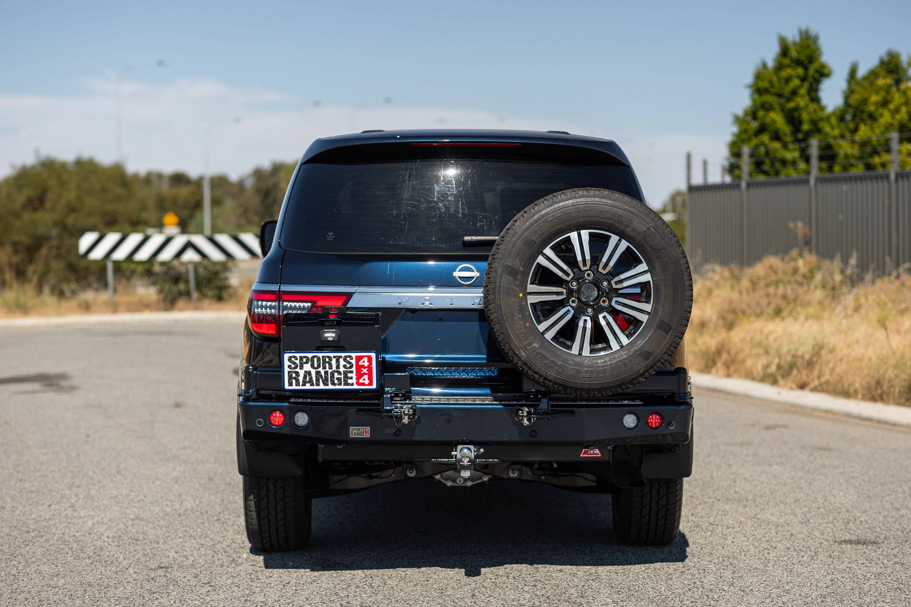 MCC 022-02 Rear Wheel Carrier Single Jerry can Holder Package to suit Nissan Patrol Y62 2018-Current