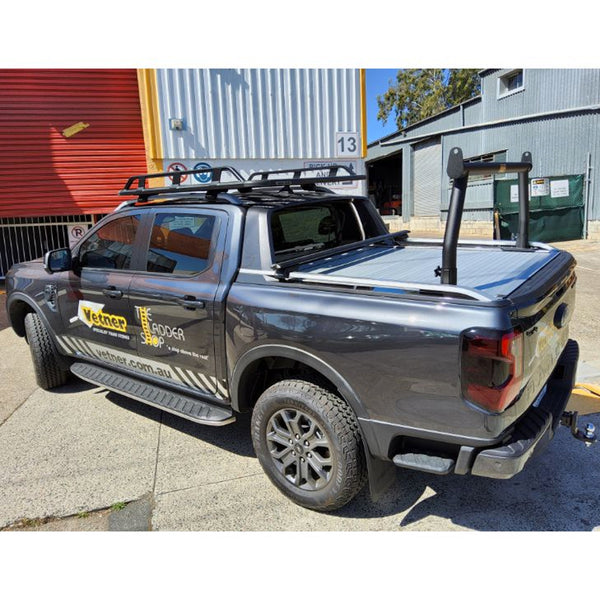 ALL BARS & RACKS Rear Ladder Rack (Black) for Ford Ranger 2022-On Next ...