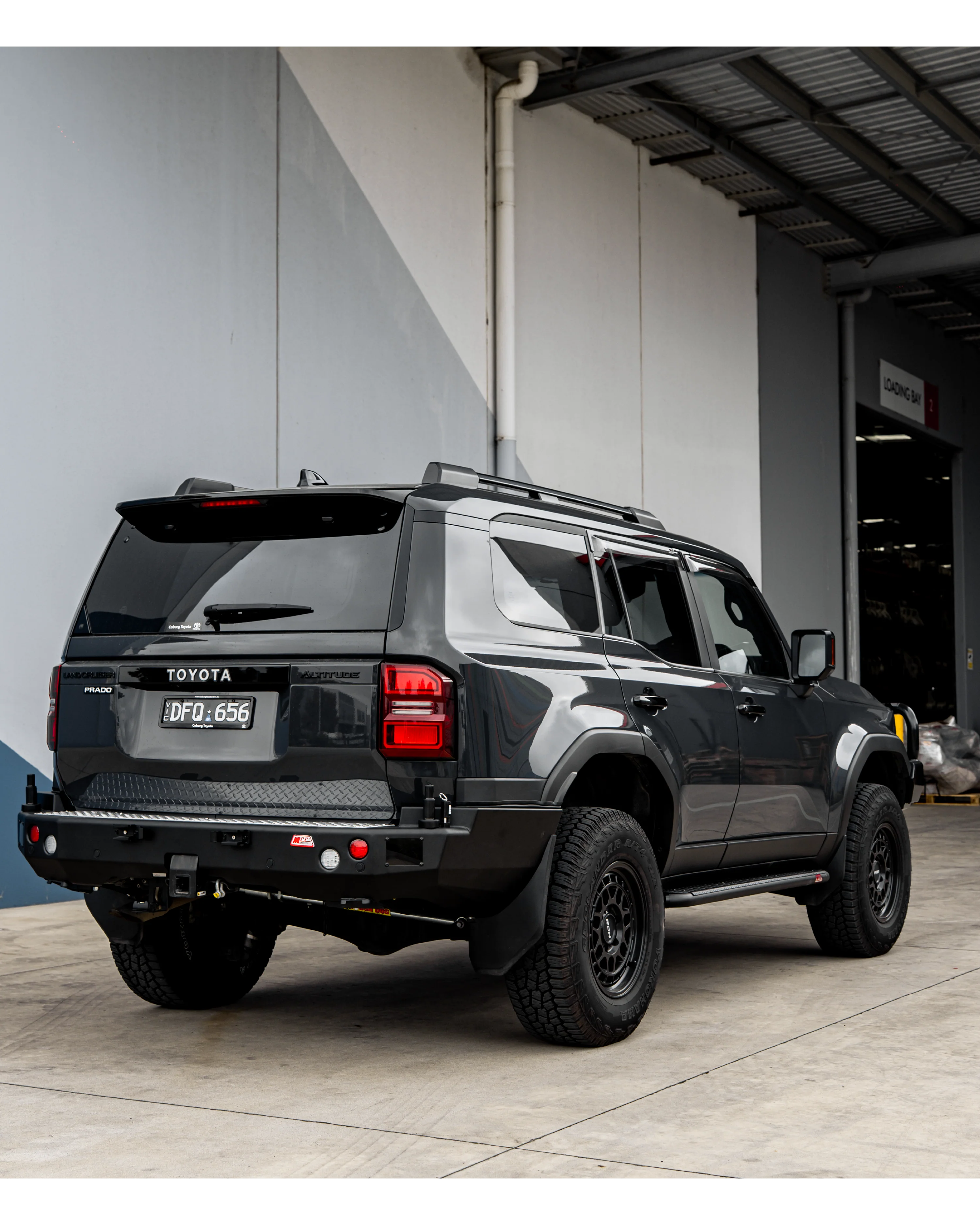 MCC 022-02 Rear Wheel Carrier Bar Only Package (Sand Black) to suit Toyota Prado 250 2025-On