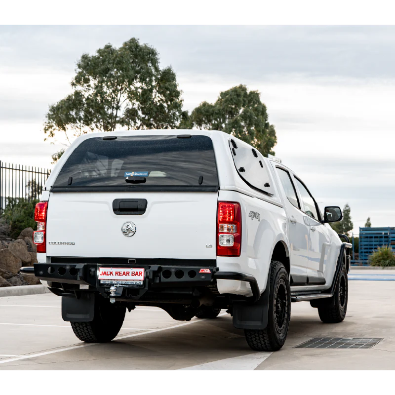 MCC 022-03 Jack Rear Bar with Black Step Plate Package TO SUIT HOLDEN RG,RT 2012-2019
