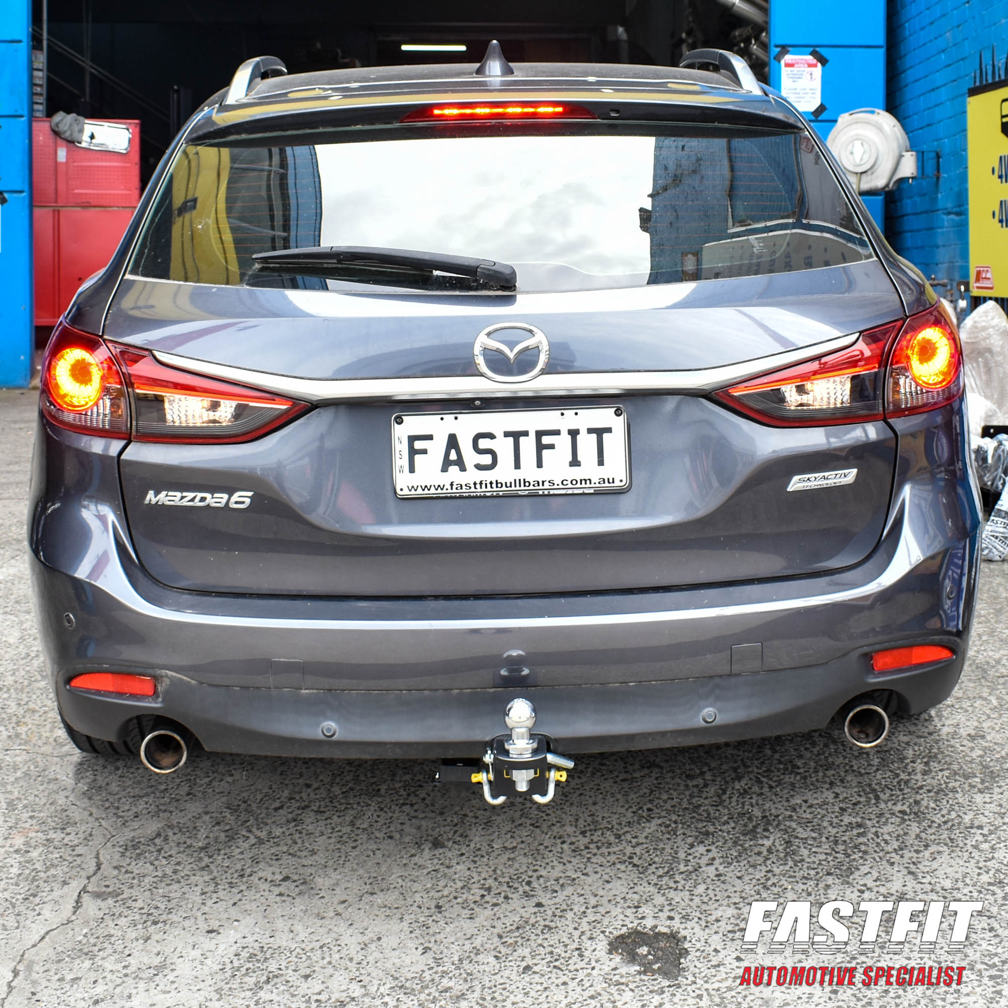 Mazda 6 outlet towbar