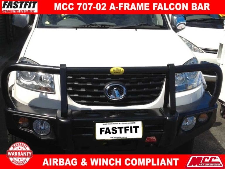 Shop MCC 707-02 A-Frame Falcon BullBar (LED FOGLIGHTS) to suit Great ...