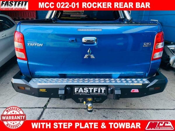 MCC 022-01 Rocker Rear Bar for Mitsubishi Triton MQ!